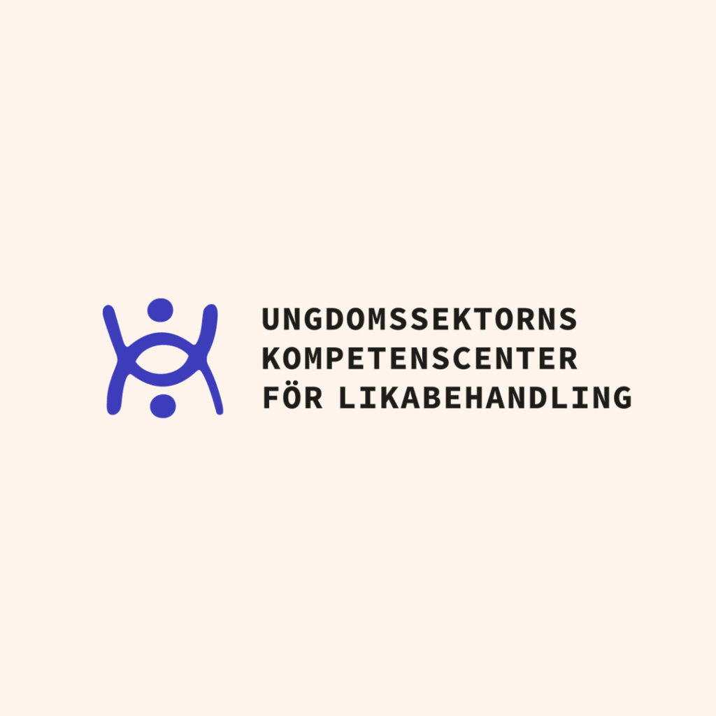 Logo för Ungdomssektorns kompetenscenter för likabehandling.